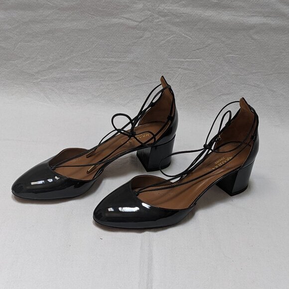 Aquazzura Black Patent Leather Heels - Picture 3 of 9